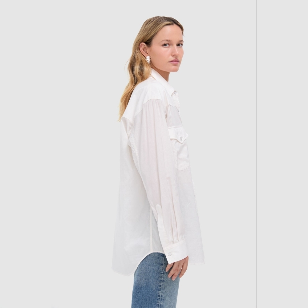 TWP Ivory Dutton Shirt M/L - Picture 3 of 10